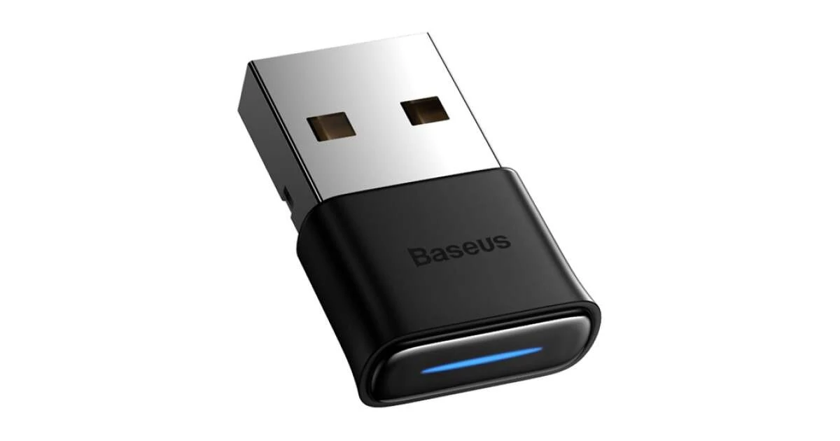 BASEUS bluetooth adapter (USB, v5.0, 20m, mini) FEKETE