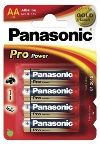 PANASONIC PRO POWER szupertartós elem (AA, LR6PPG, 1.5V, alkáli) (4db/cs)