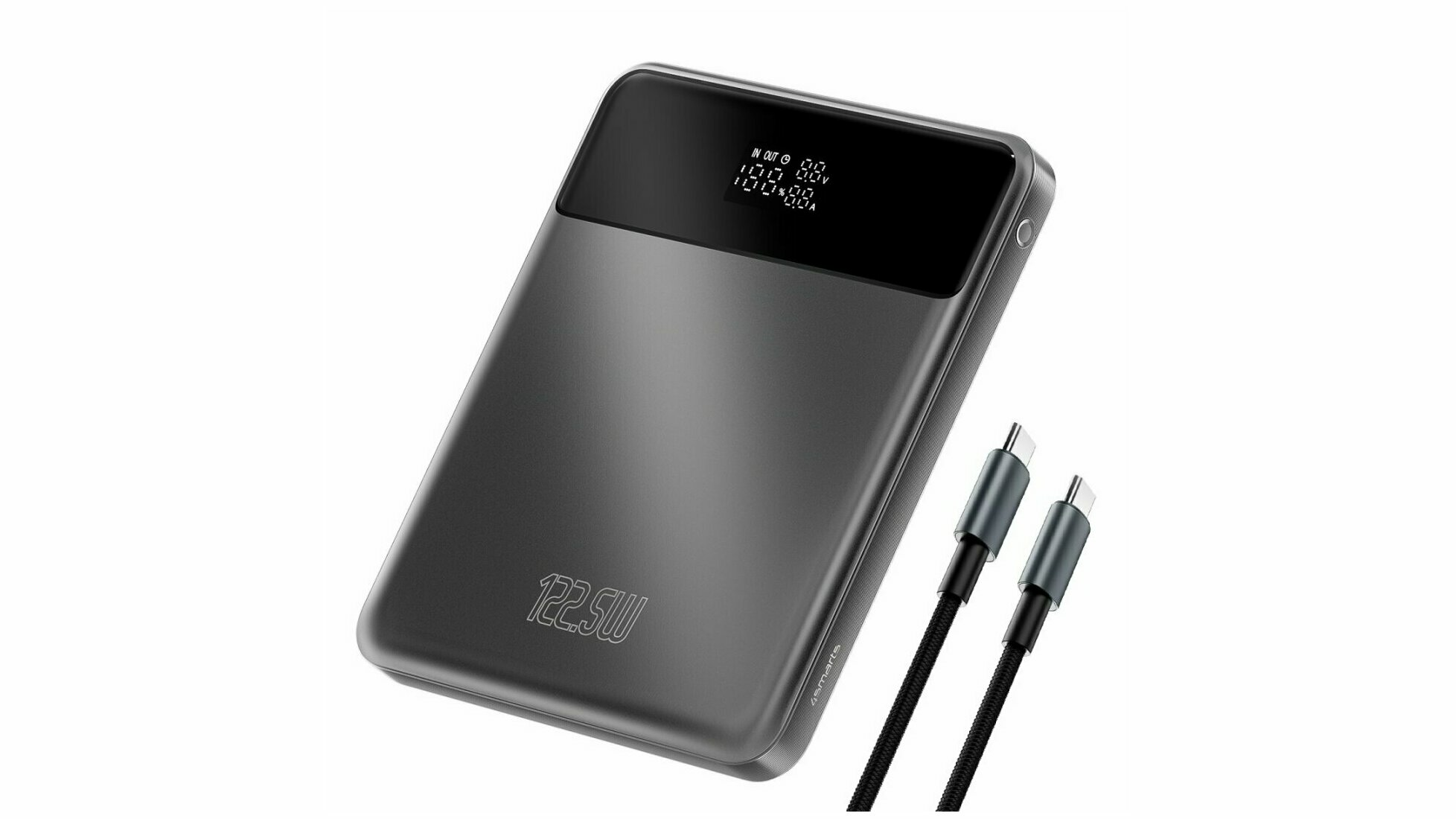 4smarts Enterprise Slim 20000mAh 122.5W SZÜRKE Külső akkumulátor / Power bank