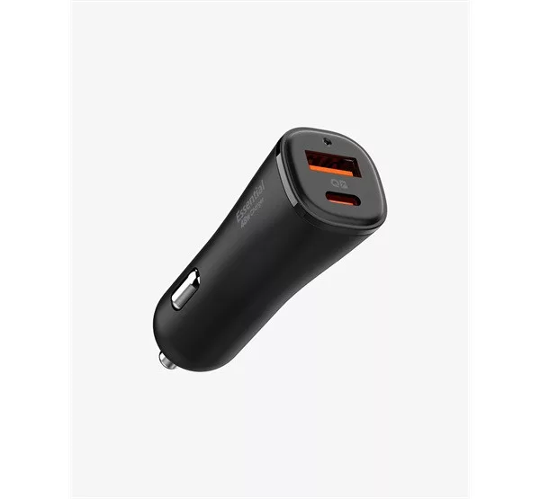 Spigen ArcStation Essential autós töltő, 48W, fekete