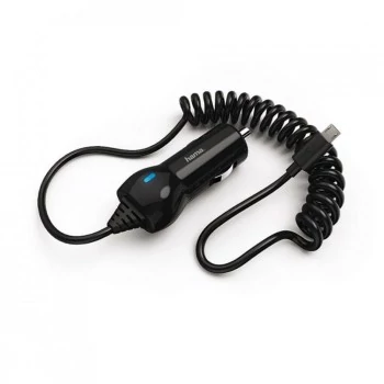 AUTÓS TÖLTŐ MICRO USB, 2,4A, FEKETE