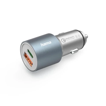 AUTÓS TÖLTŐ USB DUPLA, 3A, QUALCOMM QC 3.0 (19,5W)