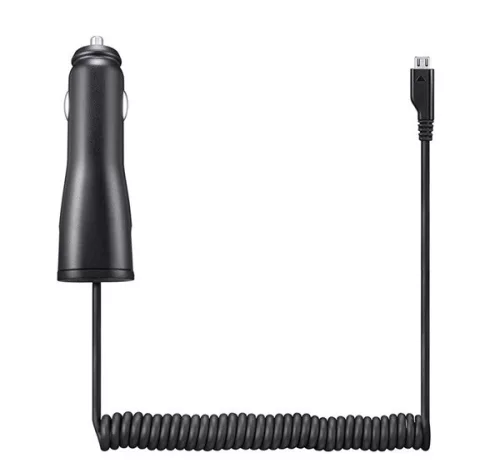 SAMSUNG MICROUSB AUTÓS TÖLTŐ, FEKETE