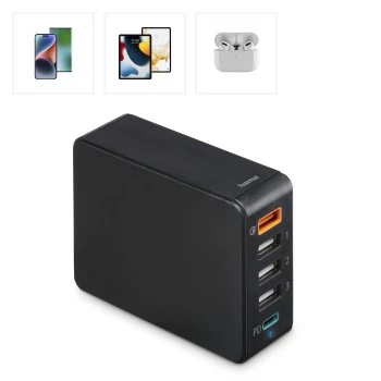 FIC E3 HÁLÓZATI TÖLTŐ 51W 5 PORT (1xQC3.0, 3xUSB-A, 1xUSB-C PD)