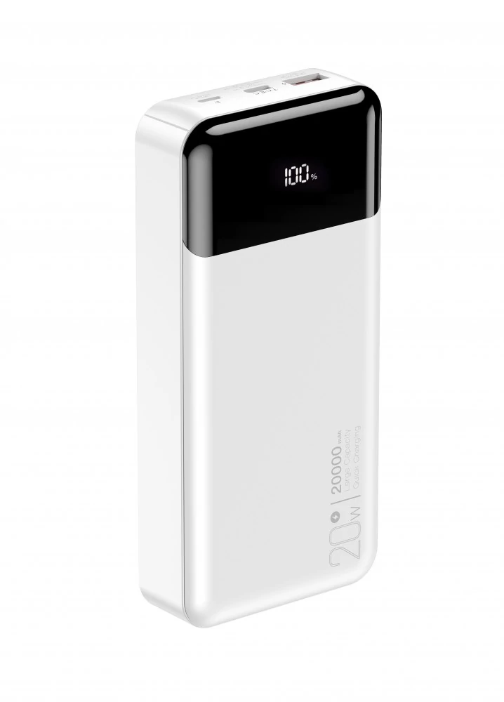 Cellect 20W 20000mAh FEHÉR Külső akkumulátor / Power bank