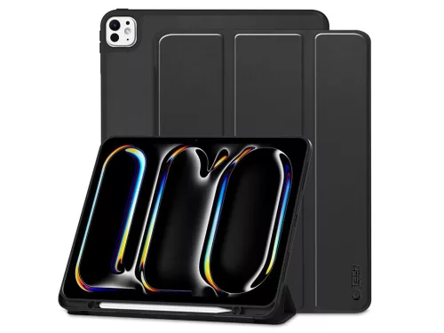 Apple iPad Pro 11 (2024) tablet tok (SmartCase) on/off funkcióval, Apple Pencil tartóval - Tech-Prot