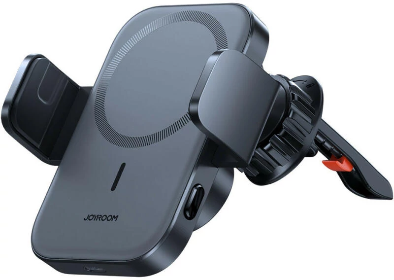 Joyroom autós telefontartó Qi 15W vezeték nélküli töltővel (MagSafe kompatibilis) szellőzőhöz (JR-ZS