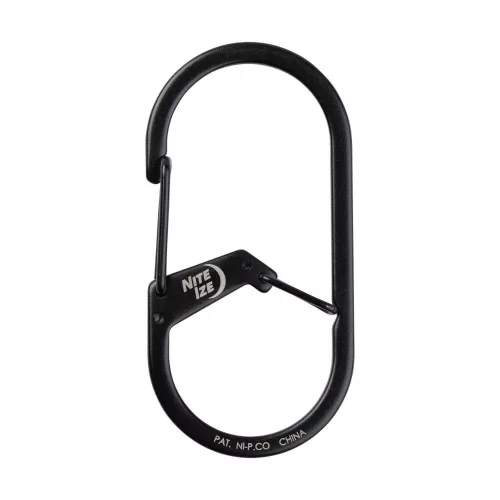 Nite Ize G -Series® dupla kamrás karabiner #3 - Fekete