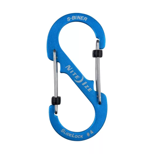 Nite Ize S -Biner® Slidelock® alumínium #4 - kék