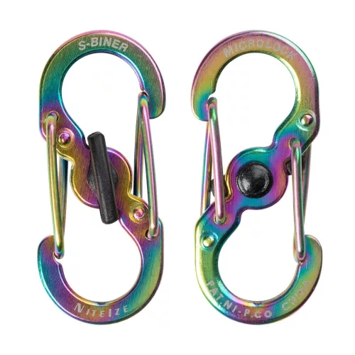 Nite Ize S -Biner® Microlock® acél - 2-es csomag - spektrum