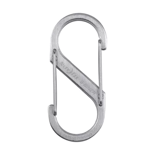 Nite Ize S karabiner #3 (max 11kg), fémszínű (SB3-03-11)
