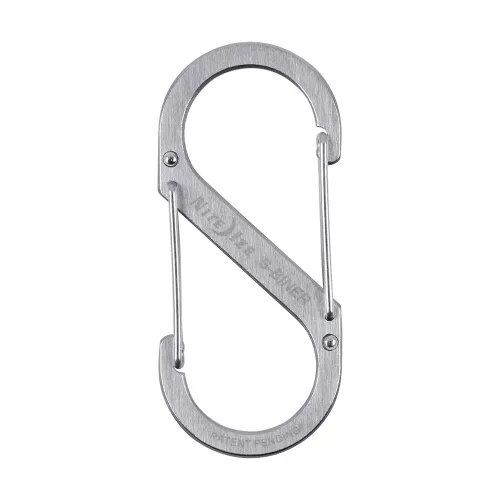 Nite Ize S karabiner #4 ( max 33kg), fémszínű (SB4-03-11_NI407)