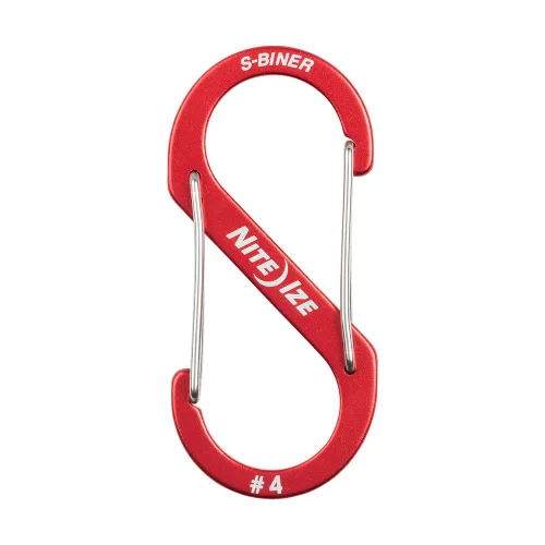Nite Ize SBA4-10-R6 S-BINER® ALUMÍNIUM S (DUPLA) KARABINER #4 - PIROS