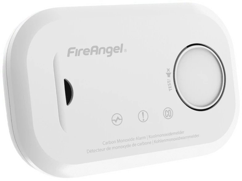 FireAngel FA6813-EU szén-monoxid vészjelző, cserélhető elem, 10 év várható üzemidő, fehér