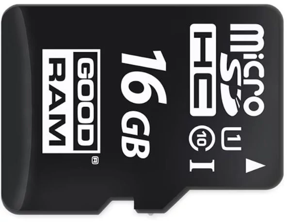 Goodram microSDHC 16GB Class 10 memóriakártya SD adapterrel Artisjus matricával - M1AA-0160R12