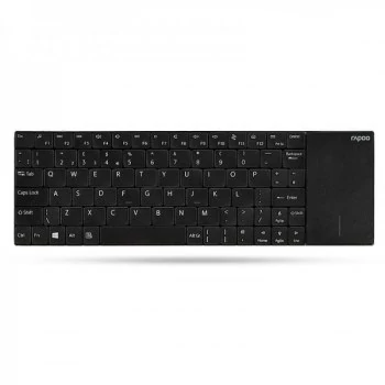 RAPOO E2710 Vez.nélküli billentyűzet, touchpad, fekete