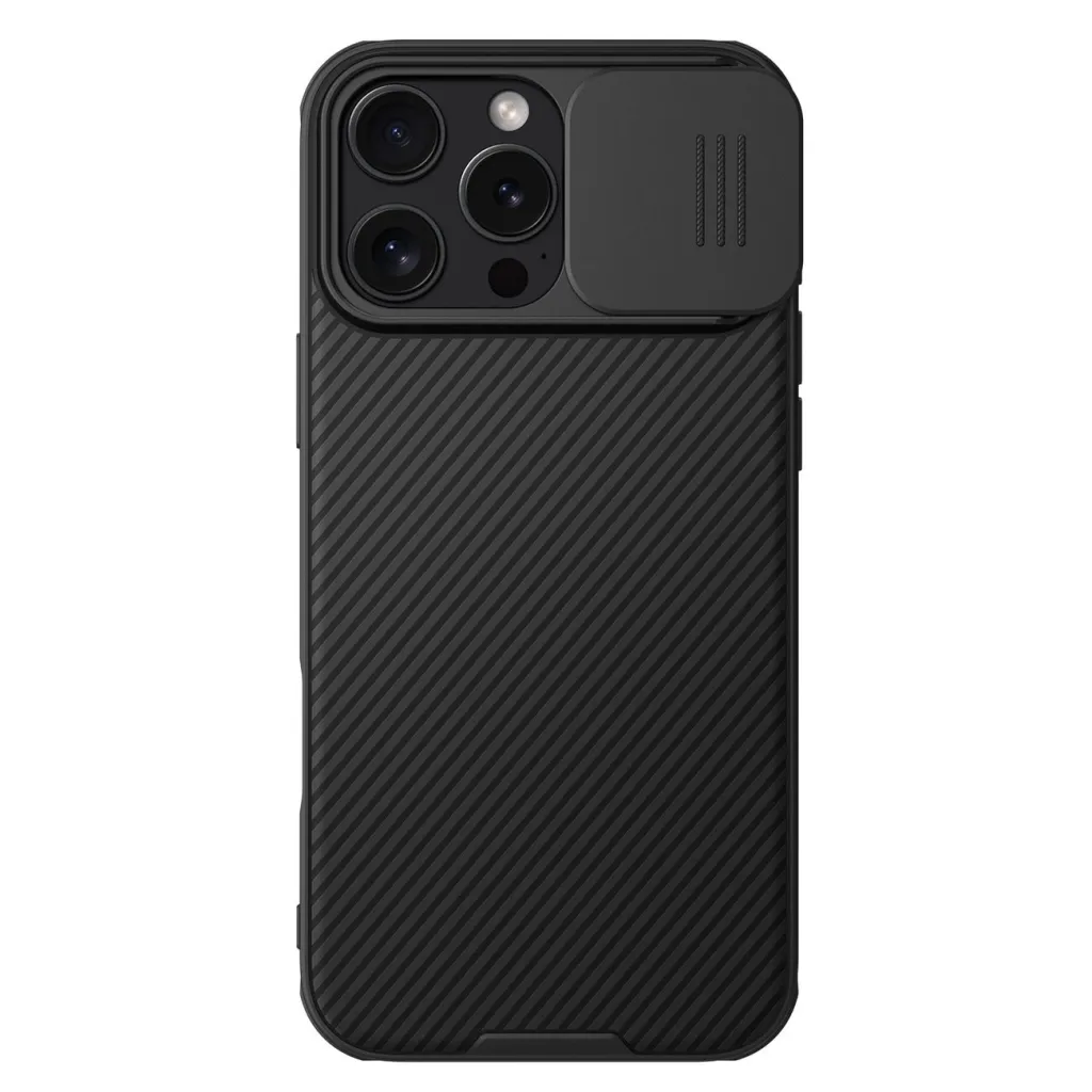 Nillkin CamShield Pro Apple iPhone 16 Pro Max műanyag hátlap tok, fekete