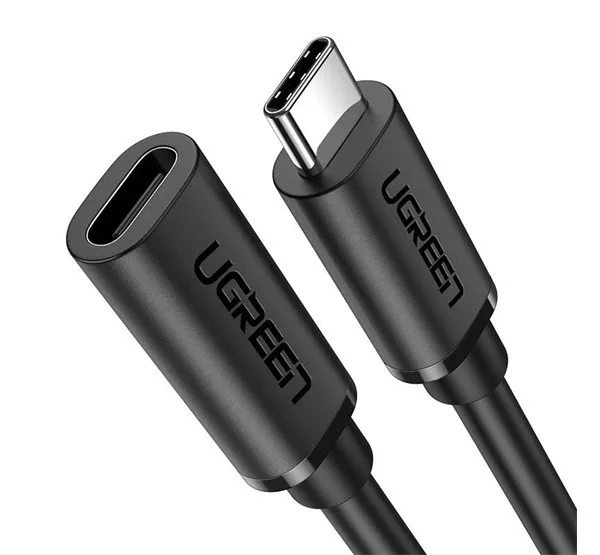 Ugreen USB-C 3.1 Gen2 hosszabbító kábel, 4K, 100W 1m, fekete