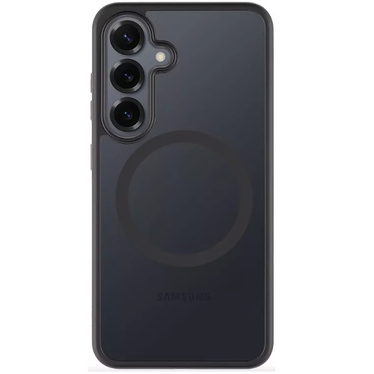 Tactical MagForce Hyperstealth Samsung Galaxy S25 hátlap tok, áttetsző/sötétszürke