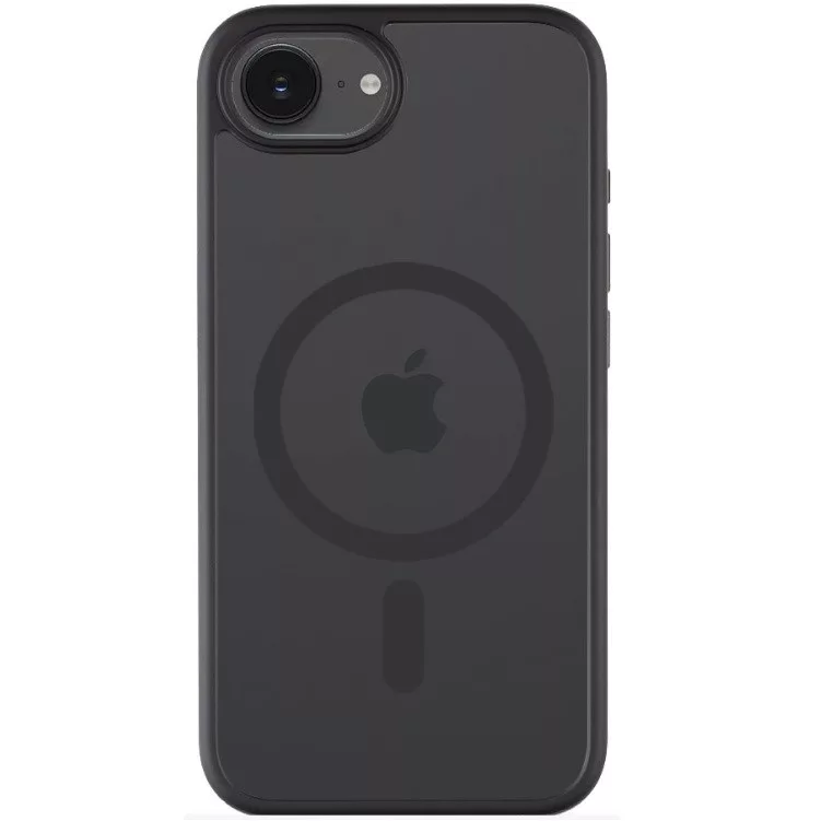 Tactical MagForce Hyperstealth Apple iPhone 16e MagSafetok, áttetsző/sötétszürke