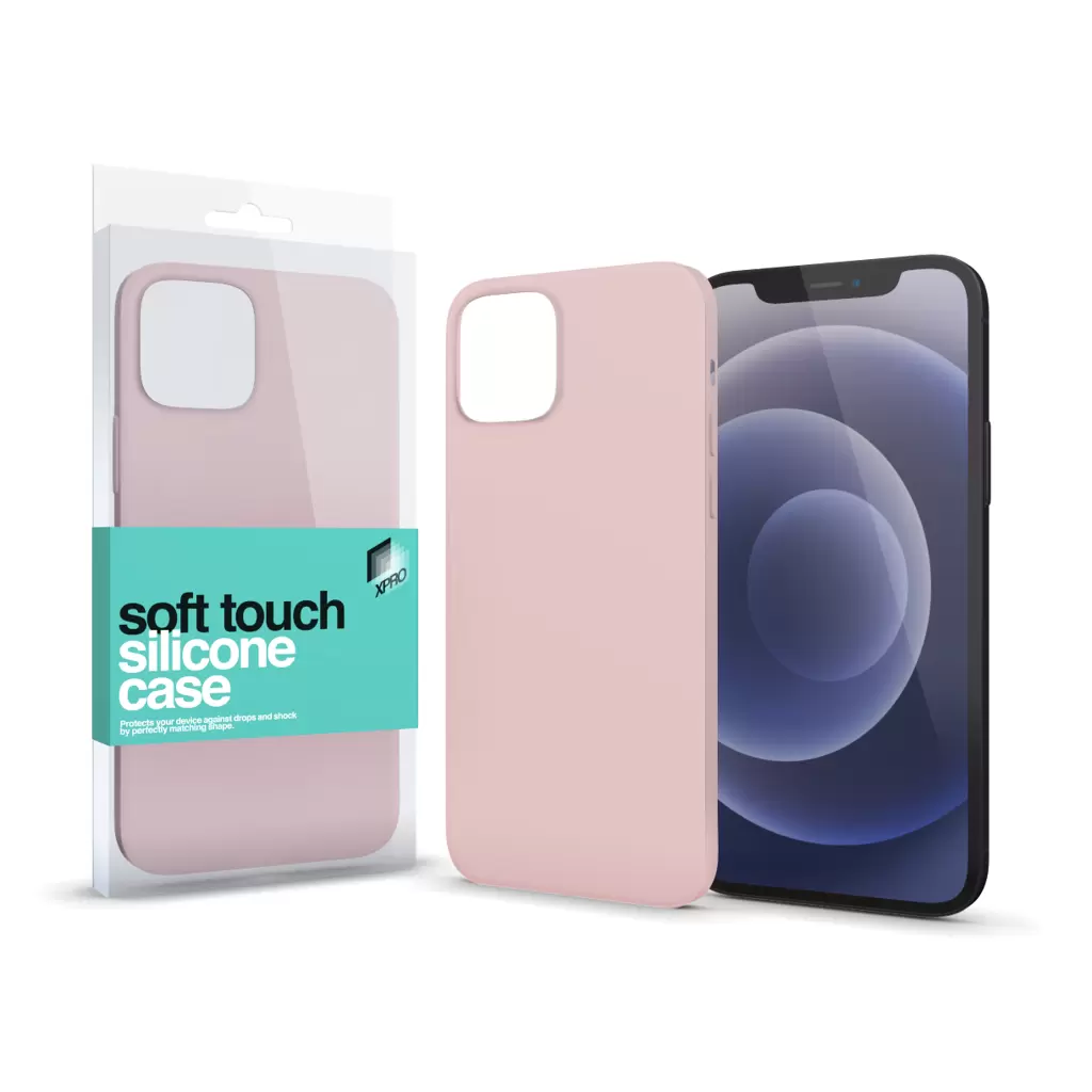 Soft Touch szilikon tok púder pink Apple iPhone 11 készülékhez
