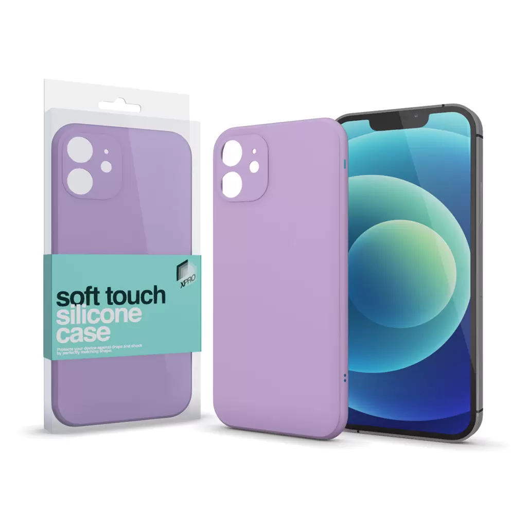 Soft Touch szilikon tok Slim Lila Apple iPhone 11 készülékhez
