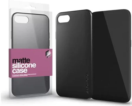 Szilikon matte tok ultra vékony fekete Samsung S22+ készülékhez