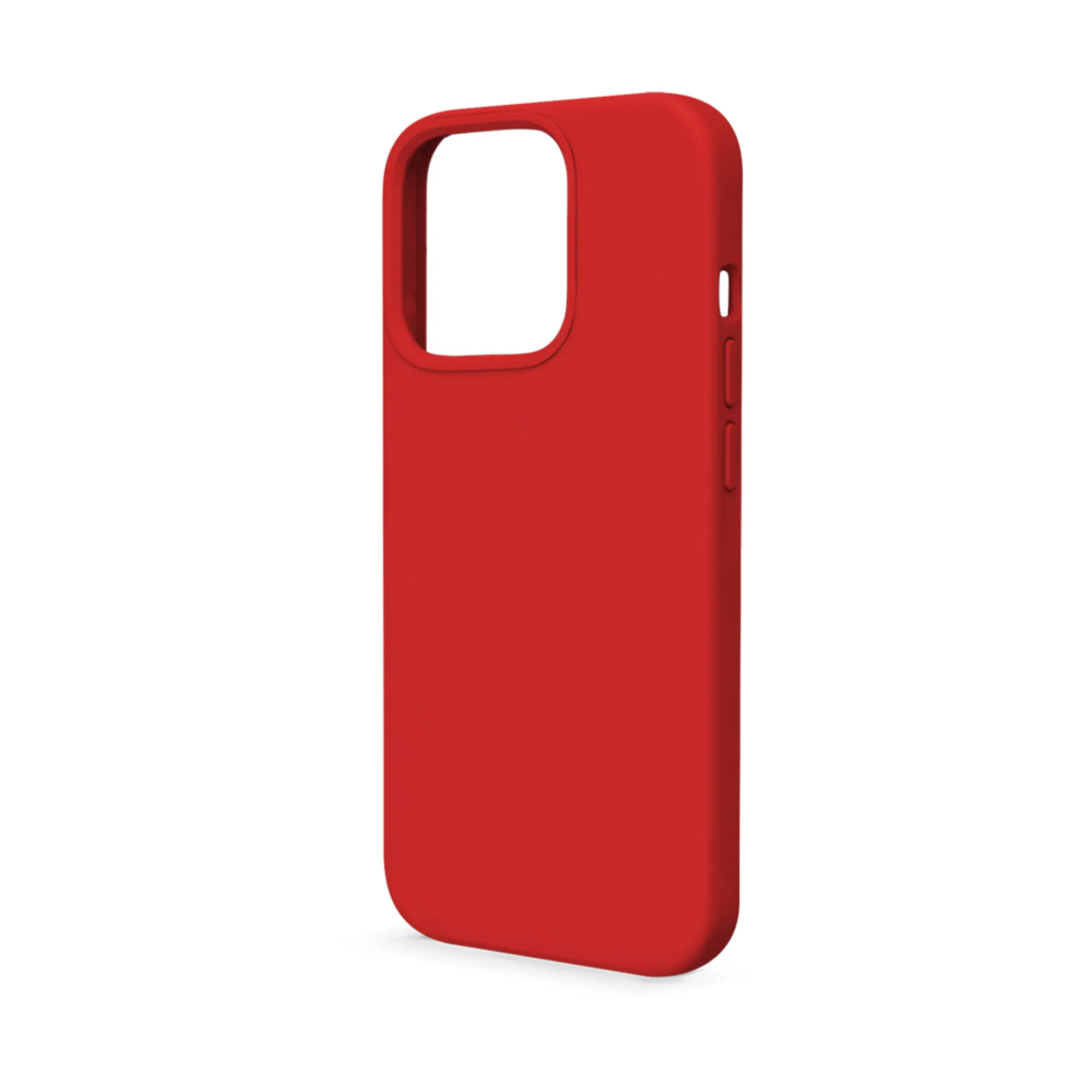 MagSafe rögzítésű Soft Touch Silicone Case Apple Iphone 13 Mini készülékhez - piros
