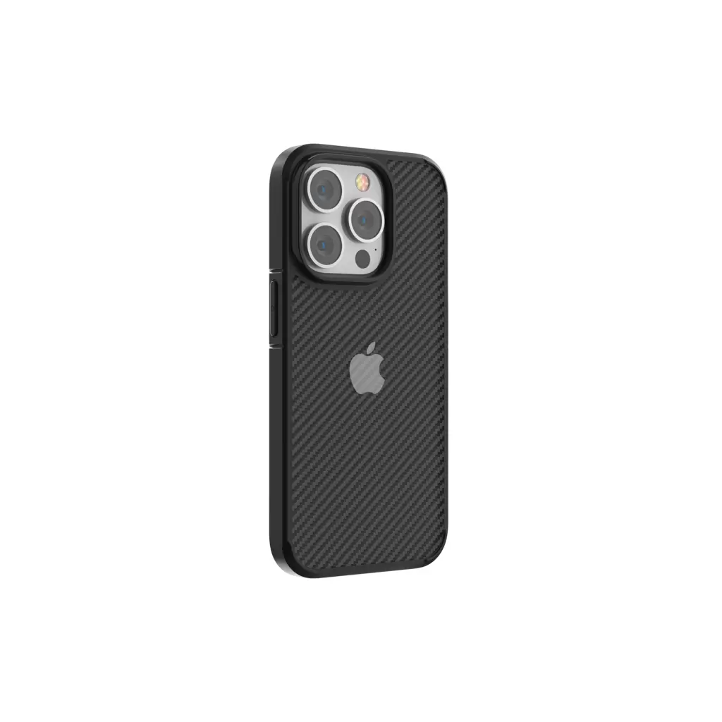 Carbon Guardian sorozatú ütésálló tok fekete Apple iPhone 14 Plus készülékhez