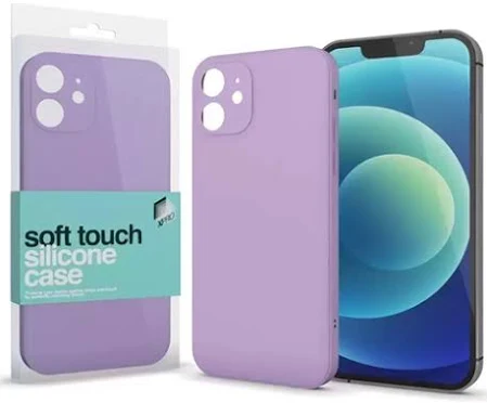 Soft Touch szilikon tok Slim lila Apple iPhone 15 Pro Max készülékhez