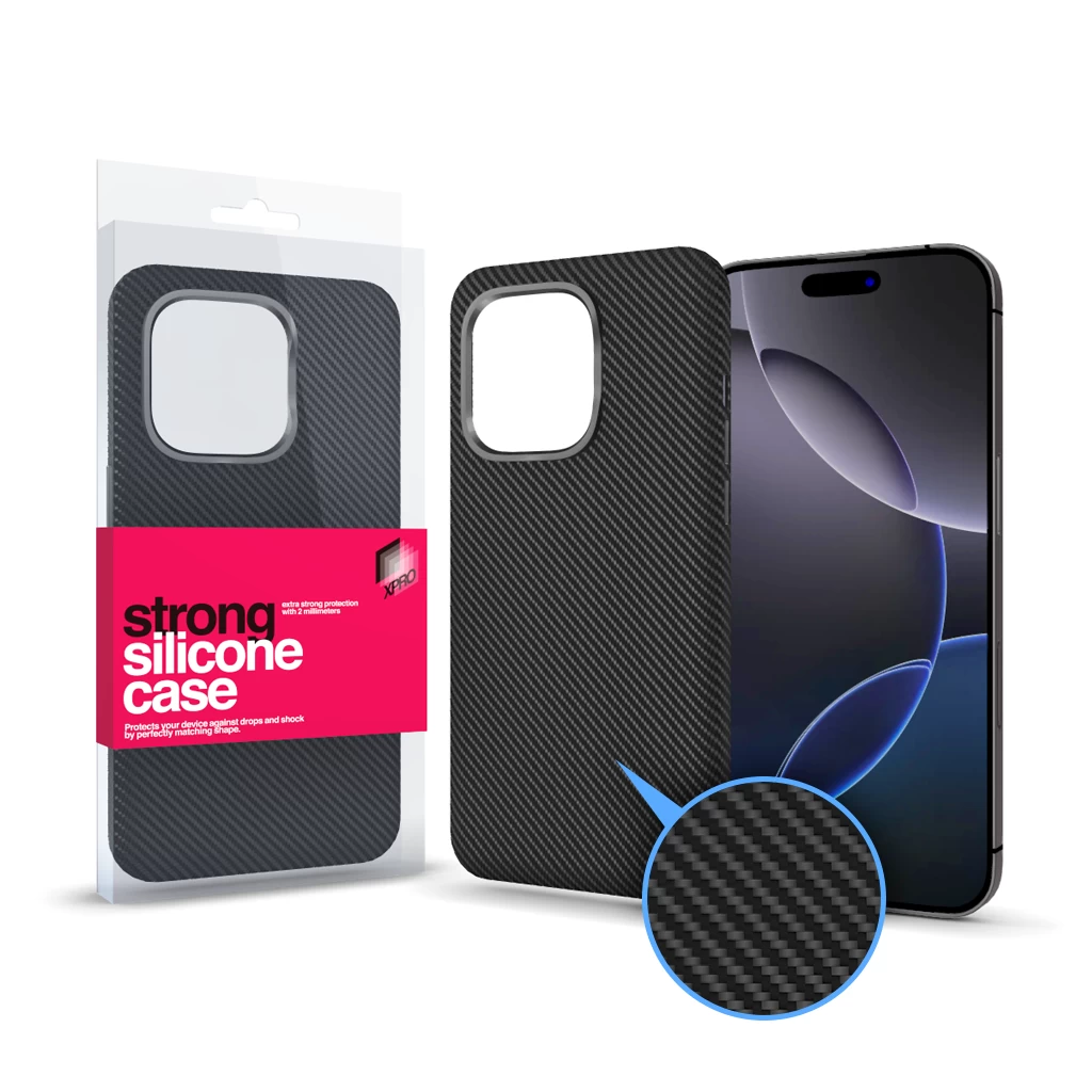 CarbonSkin MagSafe fekete tok Apple iPhone 16 Pro Max készülékhez EOL