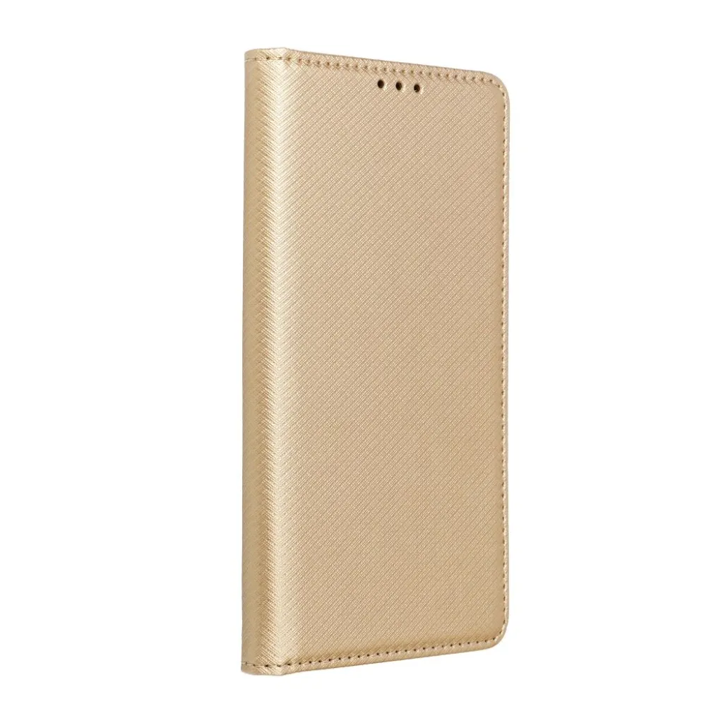 Xiaomi Redmi Note 12S Tok álló, bőr hatású (FLIP, oldalra nyíló, asztali tartó, textil minta) ARANY