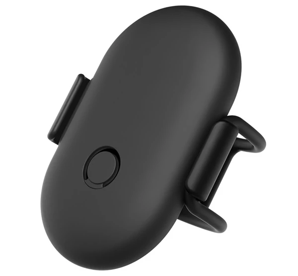 SAMSUNG szilikon tok (nyakörvre fűzhető, táskára, hátizsákra rögzíthető) FEKETE (Smart tag2)