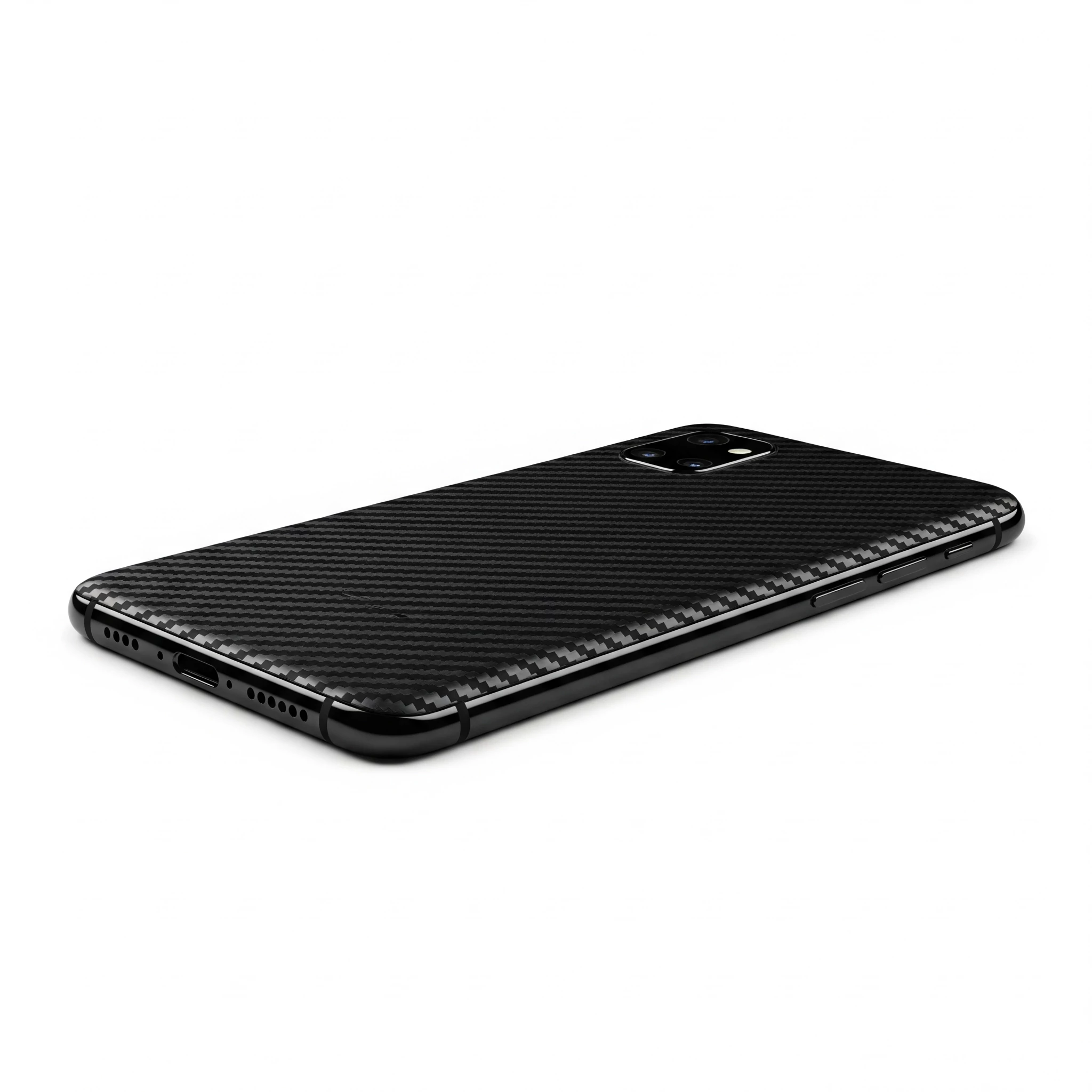 GIZMOprotect fekete carbon mintás telefon hátlapi fólia