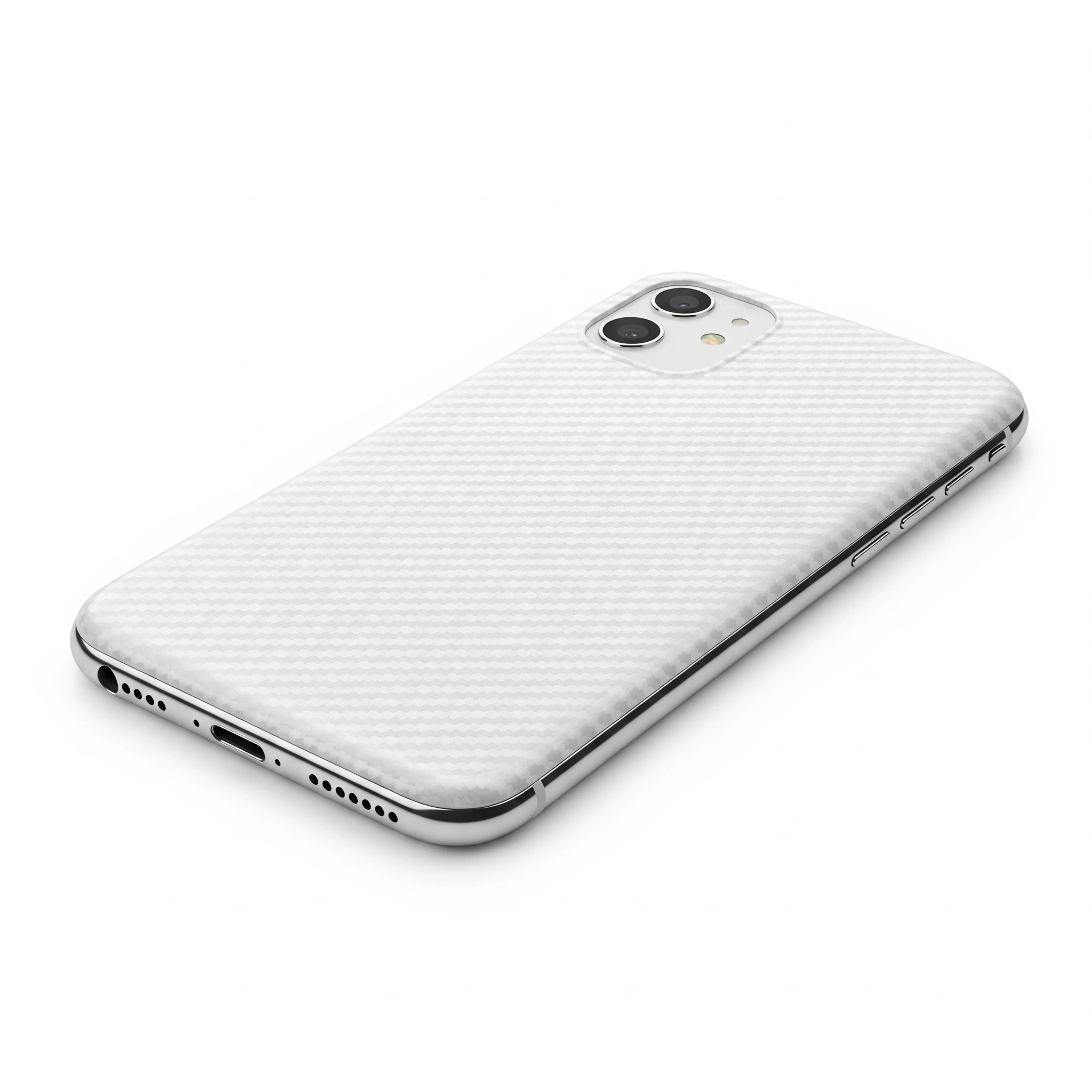 GIZMOprotect fehér carbon mintás telefon hátlapi fólia