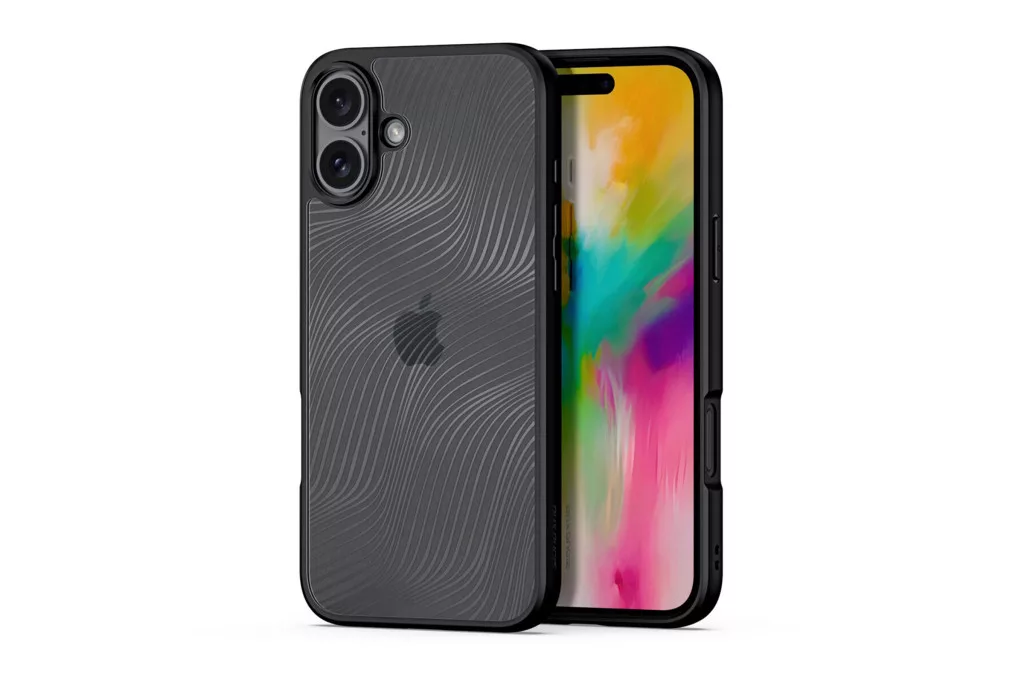 Apple iPhone 16 Plus DUX DUCIS AIMO szilikon telefonvédő (ütésállóság, kameravédő, matt, hullám) FE