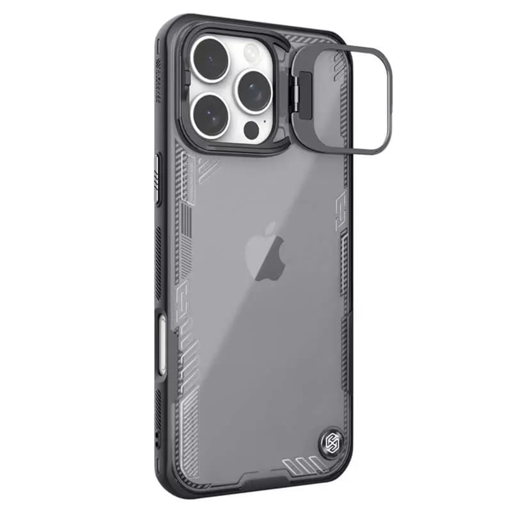 Apple iPhone 16 Pro Max NILLKIN ICEBLADE PROP szilikon telefonvédő (ütésállóság, kameravédő, kitámas