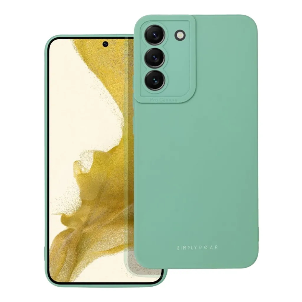 Samsung Galaxy A16 ROAR LUNA szilikon telefonvédő (ultravékony, matt, kameravédő, wireless)MENTAZÖLD