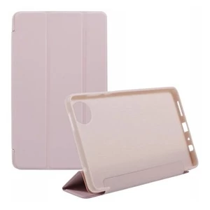 Xiaomi Redmi Pad SE 8.7 Tok álló, bőr hatású (FLIP, oldalra nyíló, TRIFOLD, asztali tartó) RÓZSASZÍN