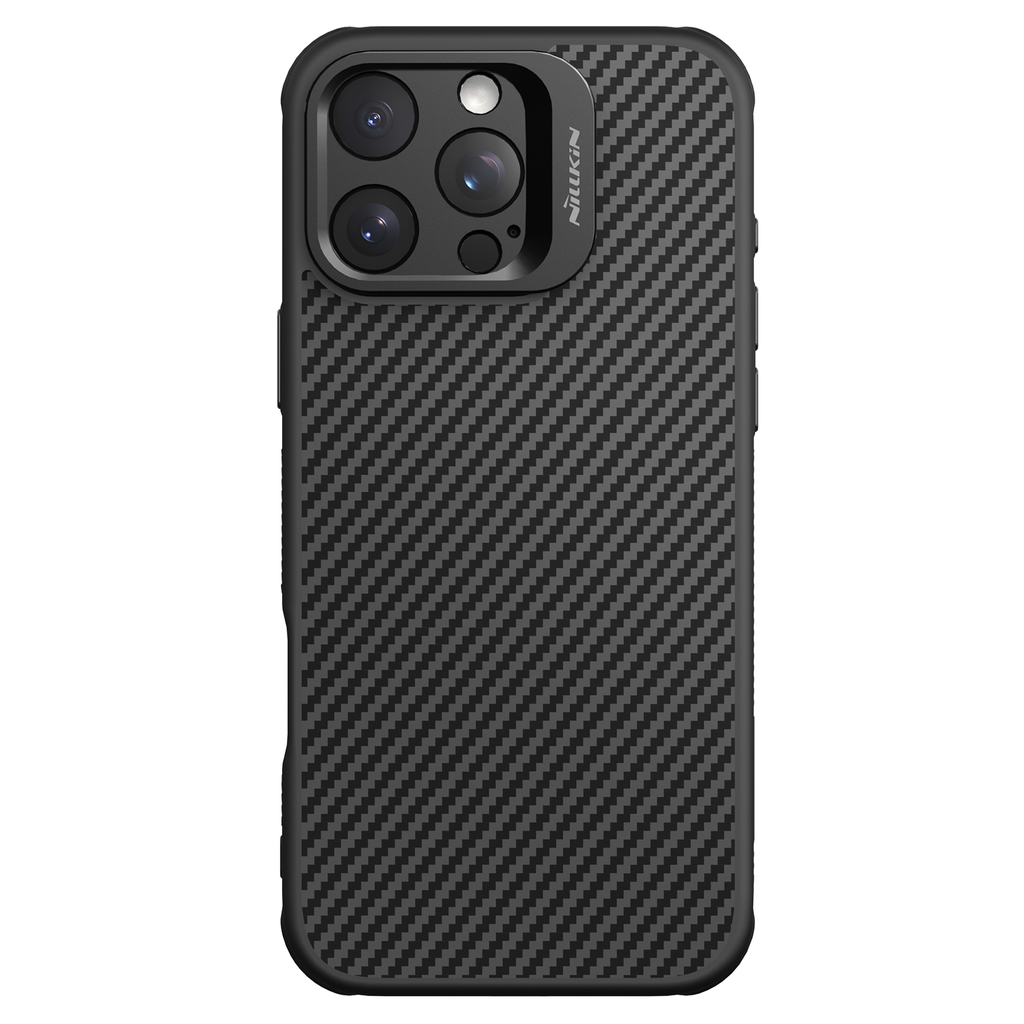 NILLKIN CARBOPROP Apple iPhone 16 Pro Max szilikon telefonvédő (ütésállóság, aramid bevonat, kitámas