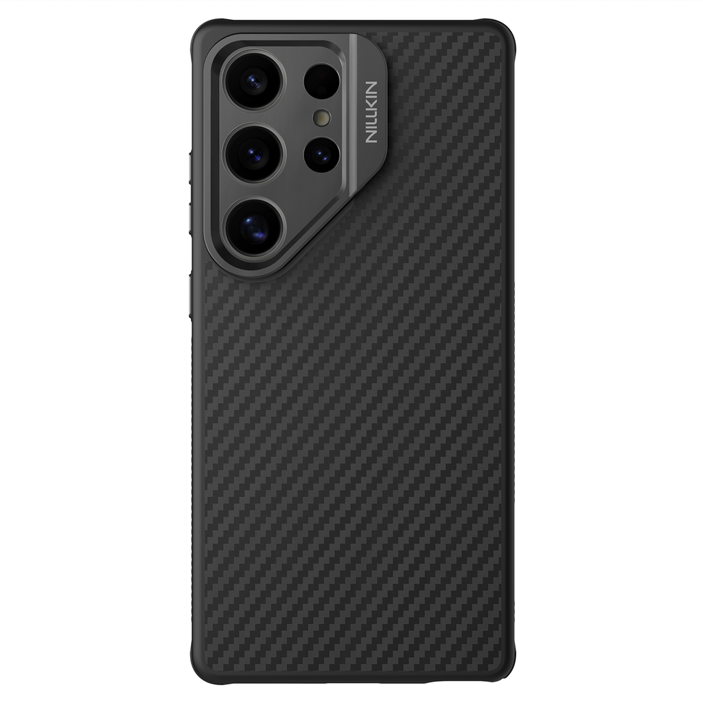 NILLKIN CARBOPROP Samsung Galaxy S25 Ultra szilikon telefonvédő (ütésállóság, aramid bevonat, kitáma