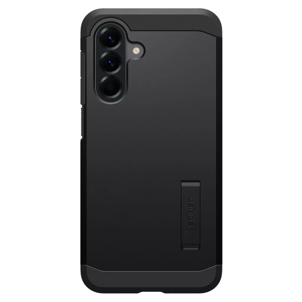 SPIGEN TOUGH ARMOR szilikon telef onvédő (ütésállóság, kitámasztó) SÖTÉTSZÜRKE Samsung A56