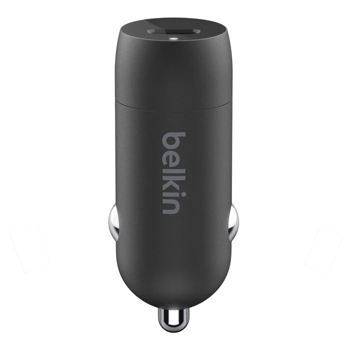 BELKIN BOOST CHARGE autós töltő Type-C aljzat (30W, PD gyorstöltő) FEKETE