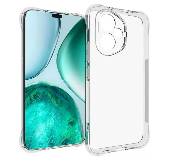 Honor 400 Szilikon telefonvédő (ütésállóság, átlátszó hátlap) ÁTLÁTSZÓ