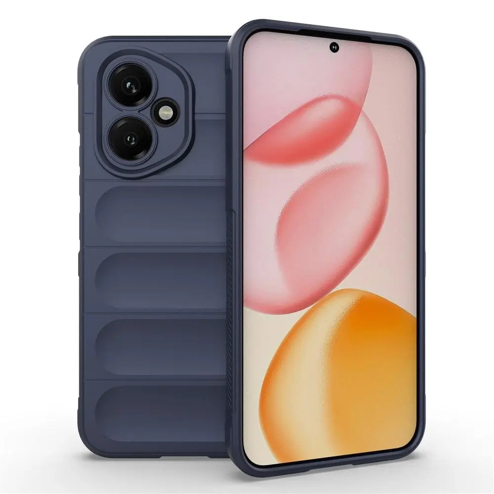 Honor 400 Szilikon telefonvédő (ütésállóság, kameravédő, 3D) SÖTÉTKÉK