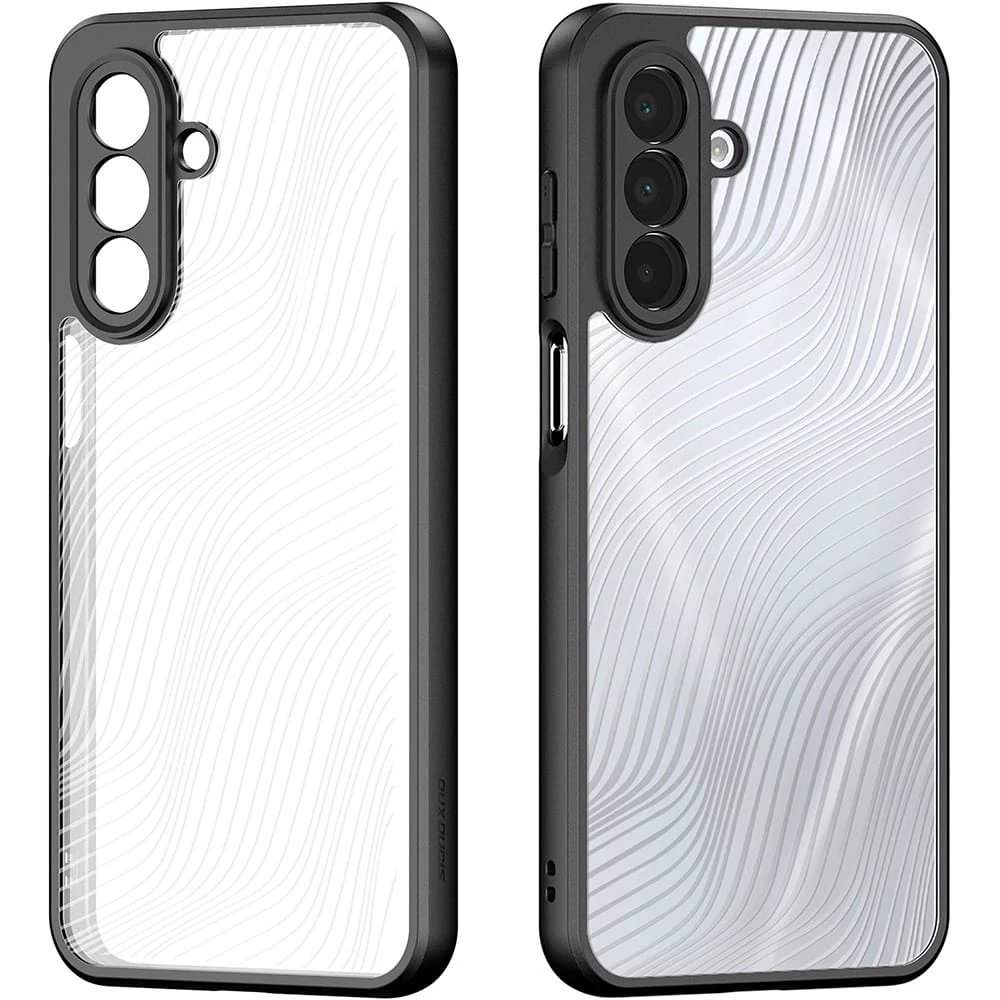 DUX DUCIS AIMO Samsung A17 szilikon telefonvédő (ütésállóság, kameravédő, matt, hullám) FEKETE