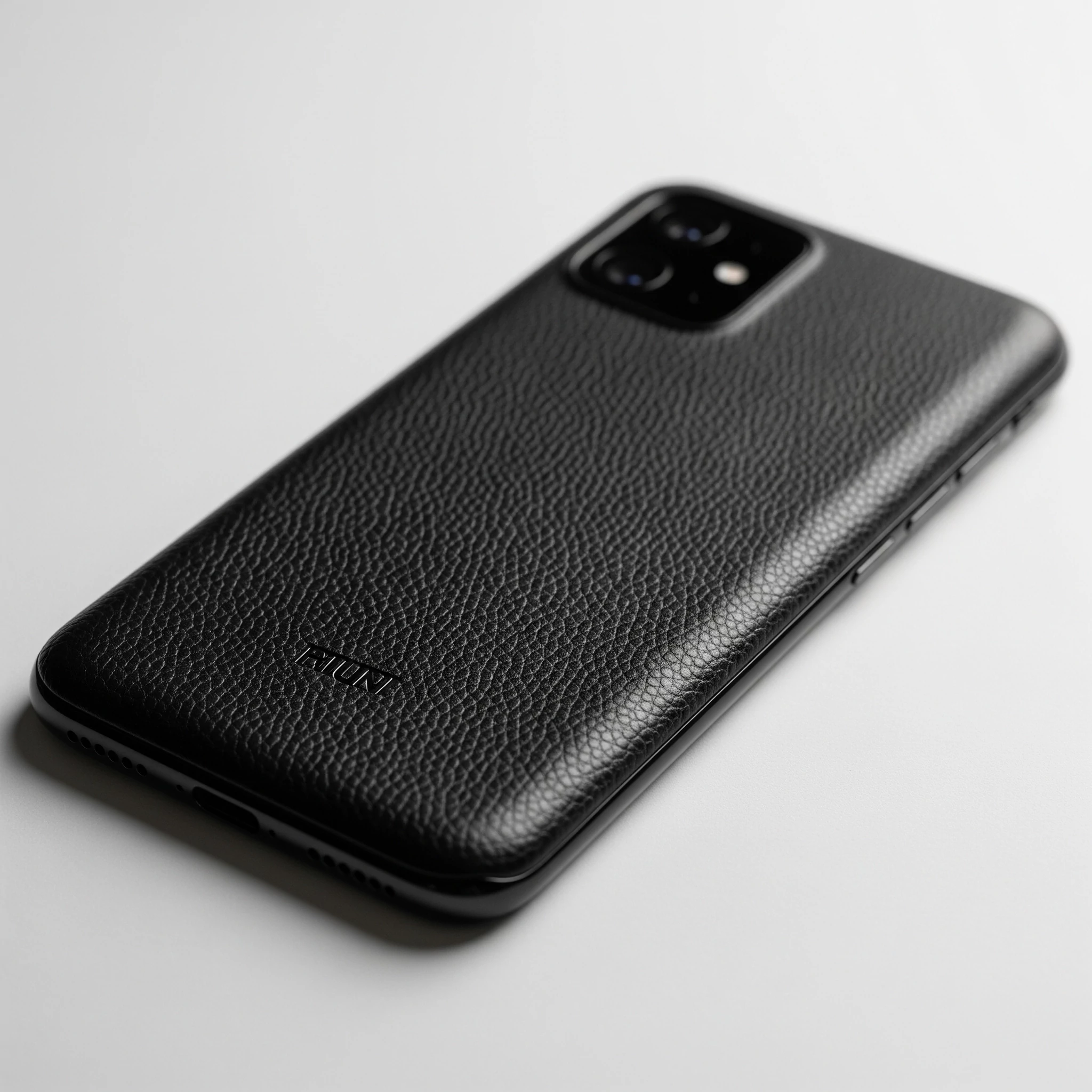 GIZMOprotect fekete bőr mintás telefon hátlapi fólia