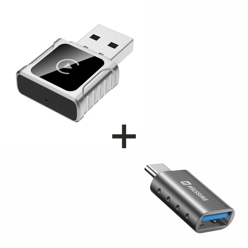 Carlink adapter Apple CarPlay / Android Auto (+USB-A/USB-C adapter)