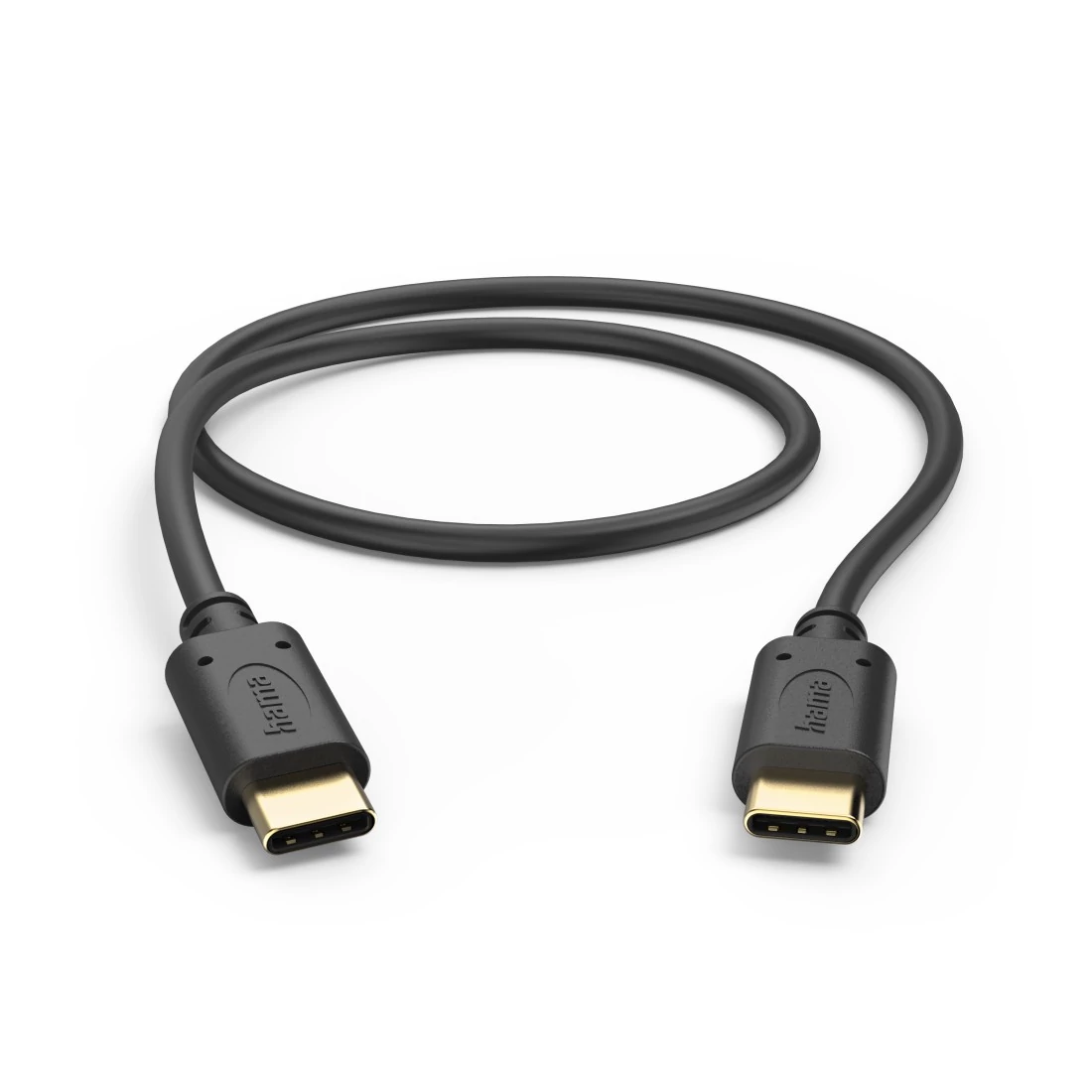 Hama ADATKÁBEL USB 2.0 TYPE-C/TYPE-C (480MBPS) 0,5M, FEKETE