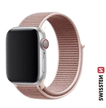 Apple Watch tépőzáras nylon szíj 38/40/41 mm, rosegold